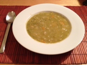 Bowl of Split Pea Soup